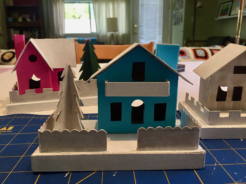 WIP's - I believe these are Howard's patterns too.