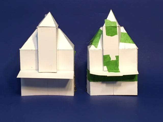 2 versions of the house.