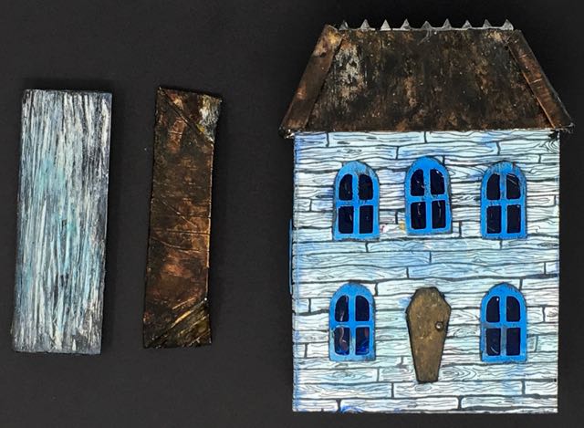 Halloween house before the porch was added