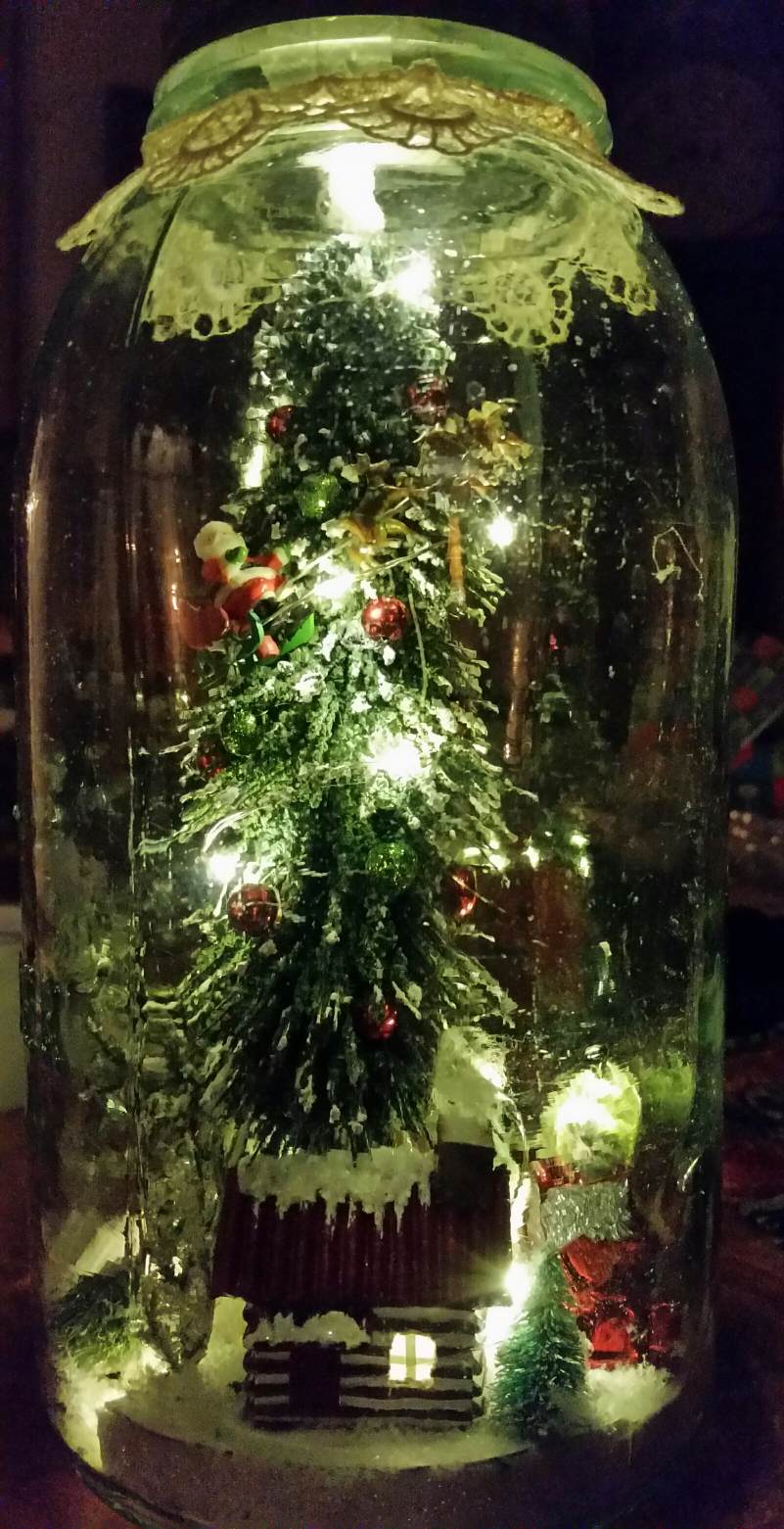 Finished - view 2 log cabin