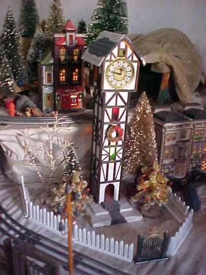 Christmas train village