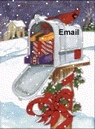 Snowy Christmas mailbox animation