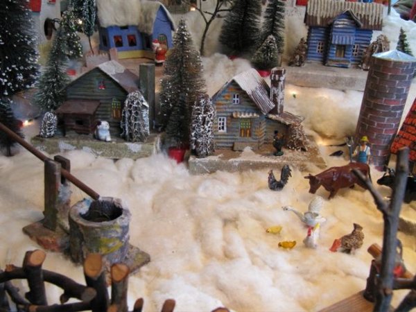 Christmas village layout