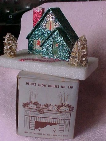 Christmas village boxed house