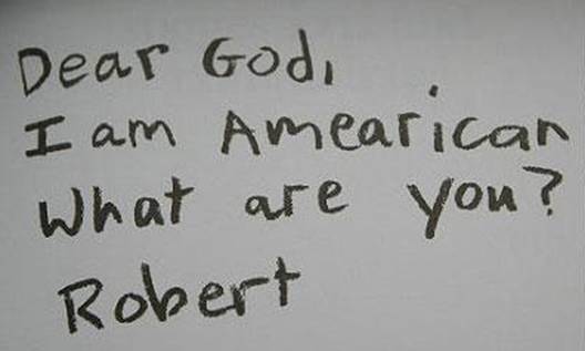 Child's letter to God