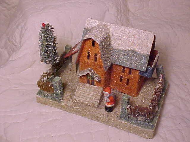 Vintage Christmas village putz house
